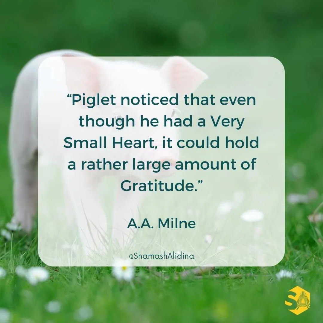MINDFULNESS QUOTE BY AA MILNE